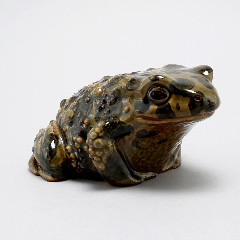 Three stoneware figurines by Gustavsberg, from the late 20th century.