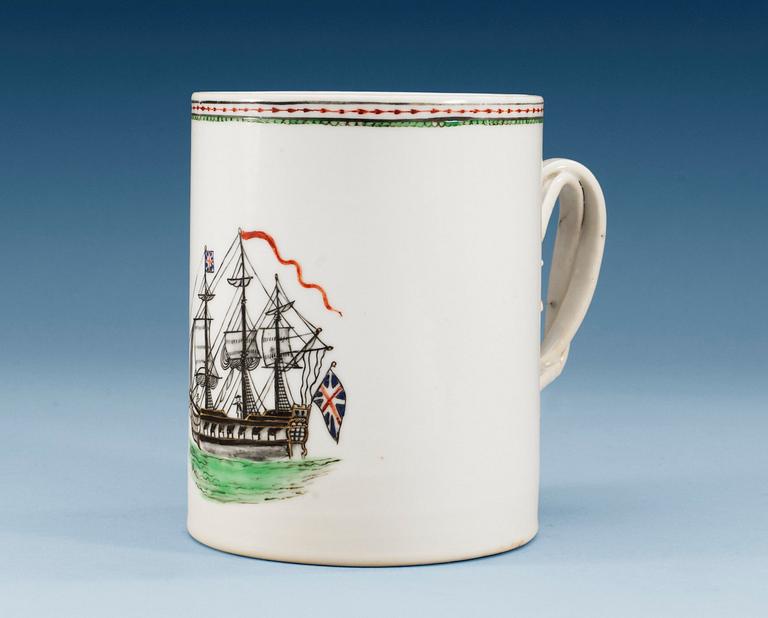 MUGG, kompaniporslin. Qing dynastin, Jiaqing (1796-1820).