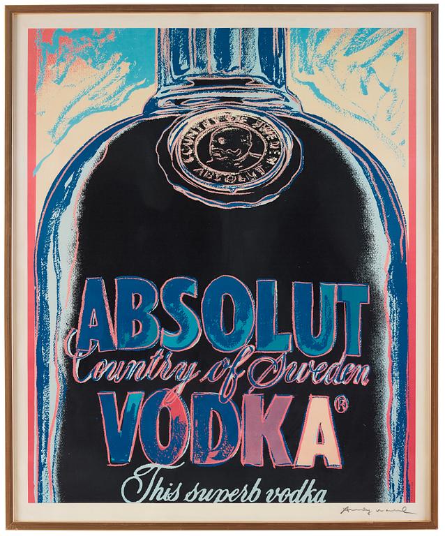 Andy Warhol, "Absolut Vodka".