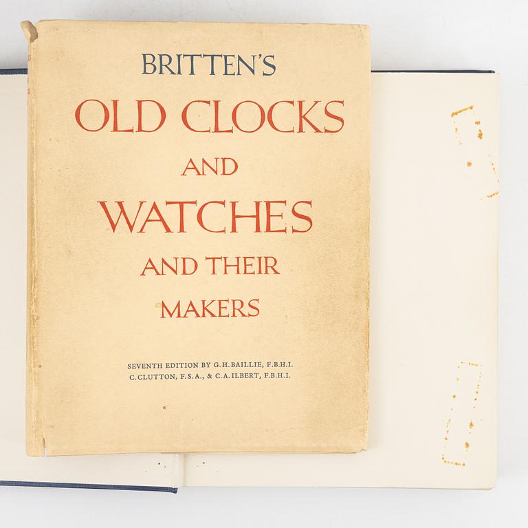 Books about clocks and watchmaking – 23 vols.