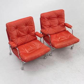 Bruno Mathsson, fåtöljer, ett par, "Karin", Dux.