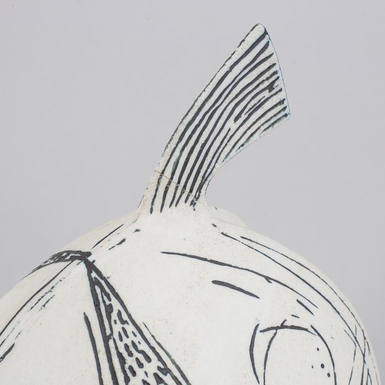 Stig Lindberg, skulptur, stengods, "Springare", Gustavsberg Studio.