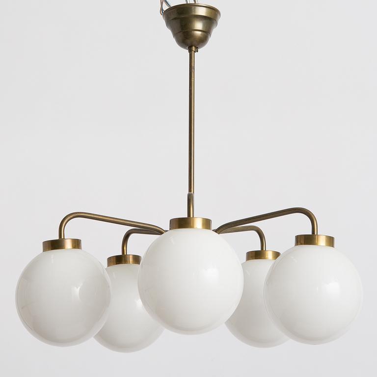 Ceiling lamp, mid-20th century.