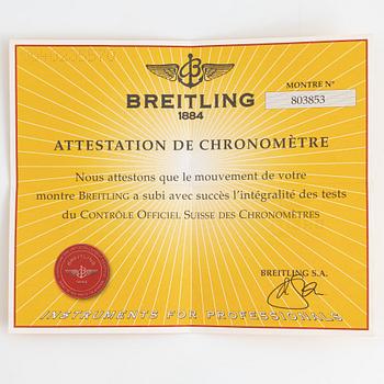 Breitling, Chronomat Evolution, Chronometre, chronograph, wristwatch, 43,7 mm.