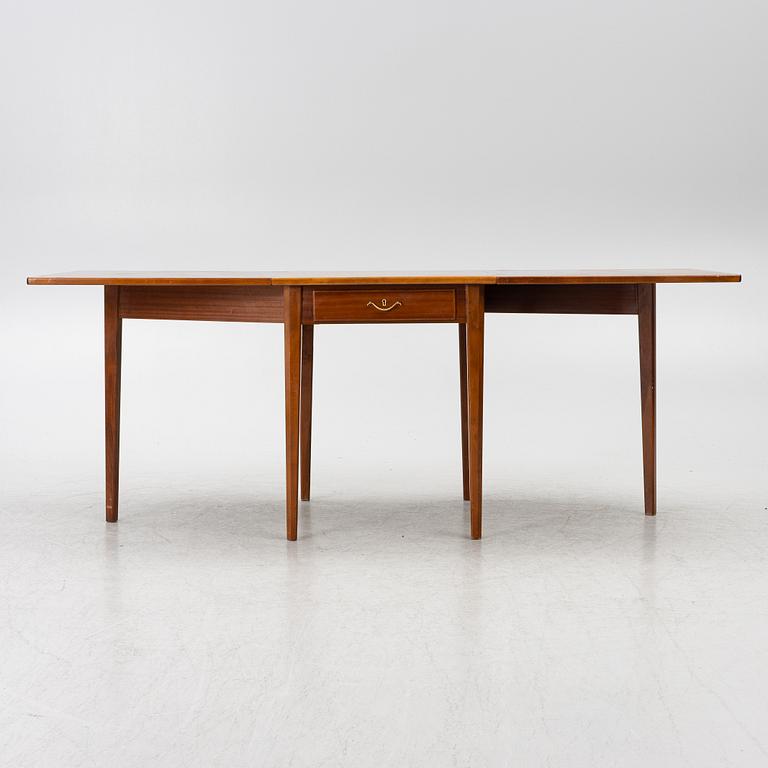 Drop-leaf table, mid-20th century.