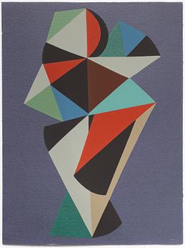 C Göran Karlsson, "Figurer", mapp med sex serigrafier.