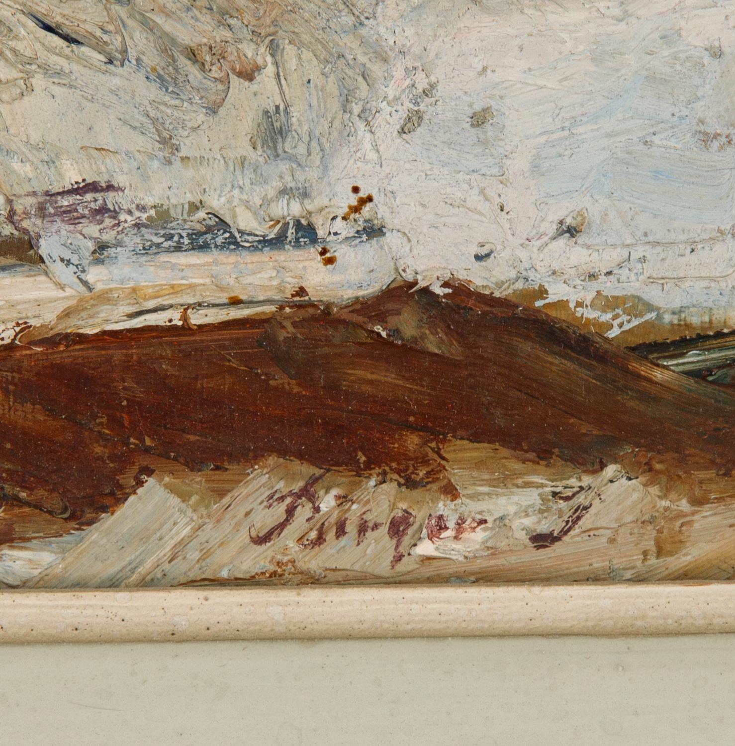 Birger Birger-Ericson, oil on panel, signed.