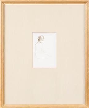 JOHN-E FRANZÉN, an ink drawing, signed JEF and dated 1992.