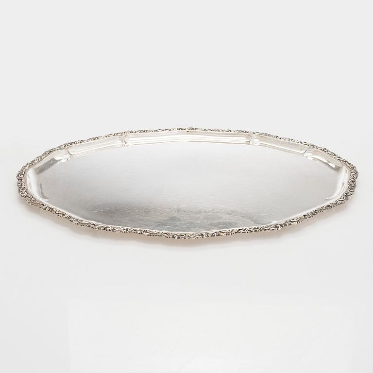 A silver tray, Kultakeskus, Tavastehus, 1947.
