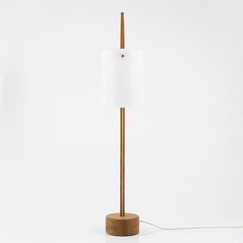Uno & Östen Kristiansson, an oak and acrylic table light, Luxus, Vittsjö.
