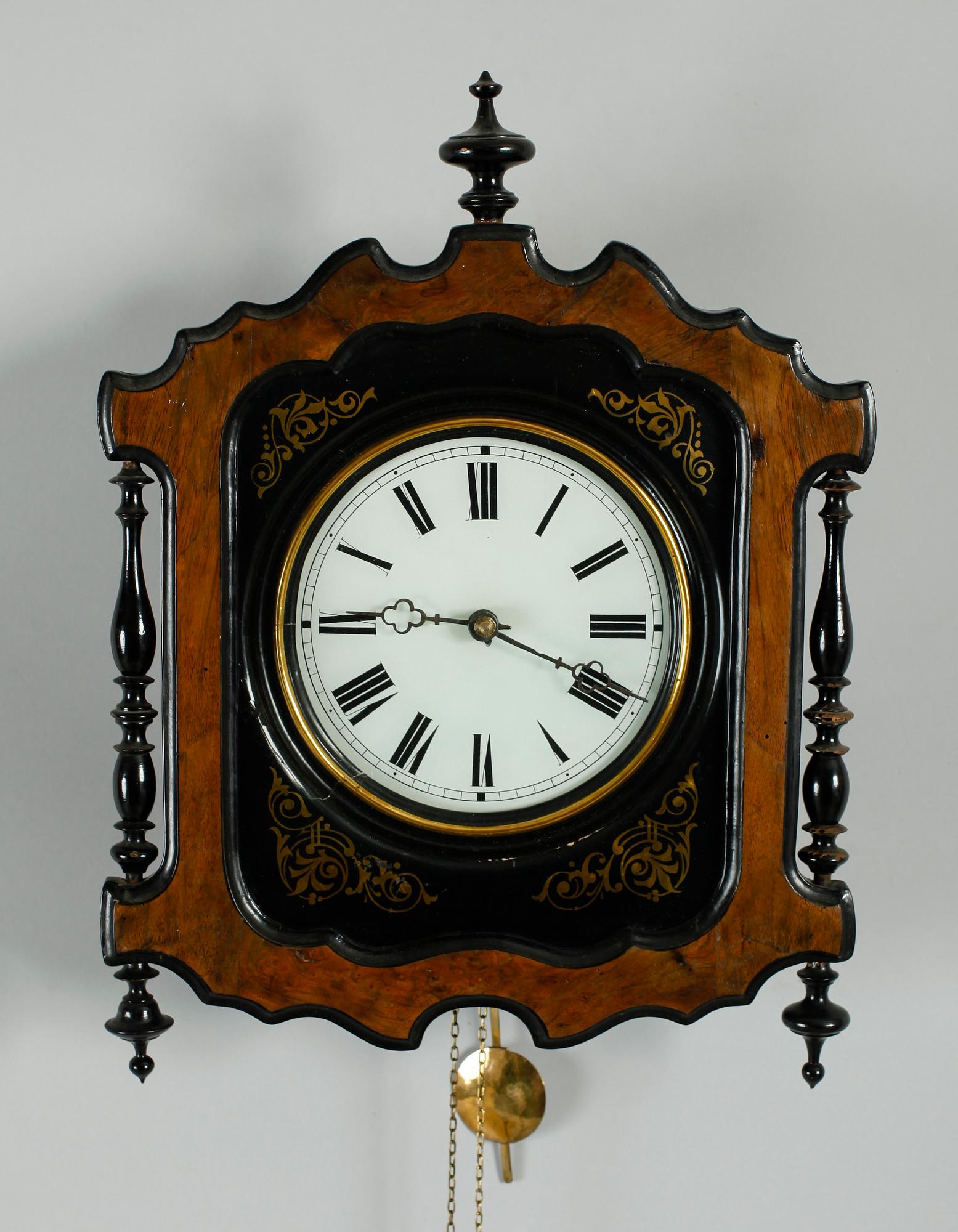 VÄGGPENDYL, sent 1800-tal.