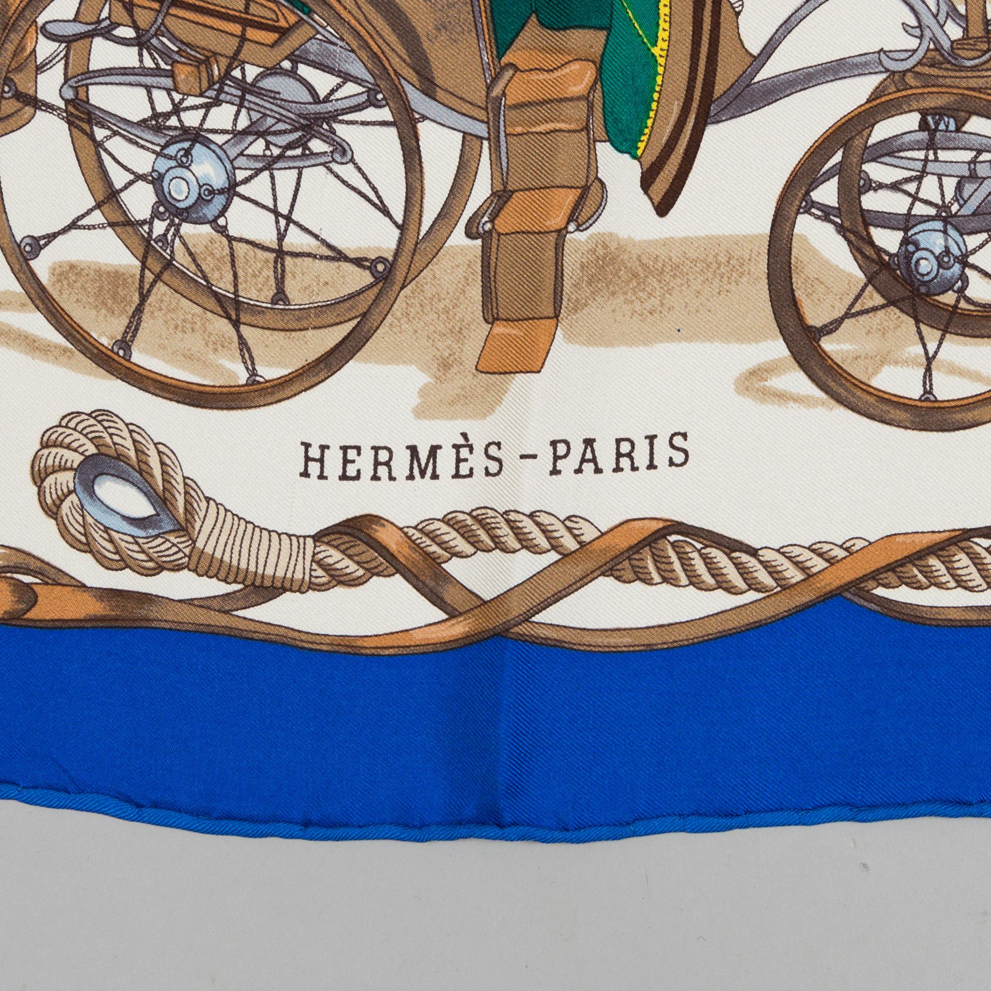 a scarf by Hermès "Musée".