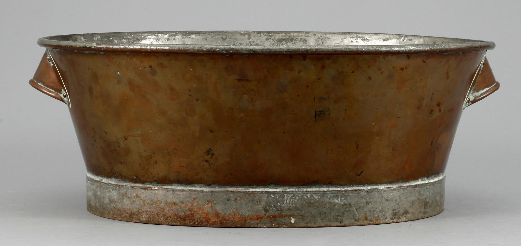 BALJOR, 2 st, koppar, 1800/1900-tal.
