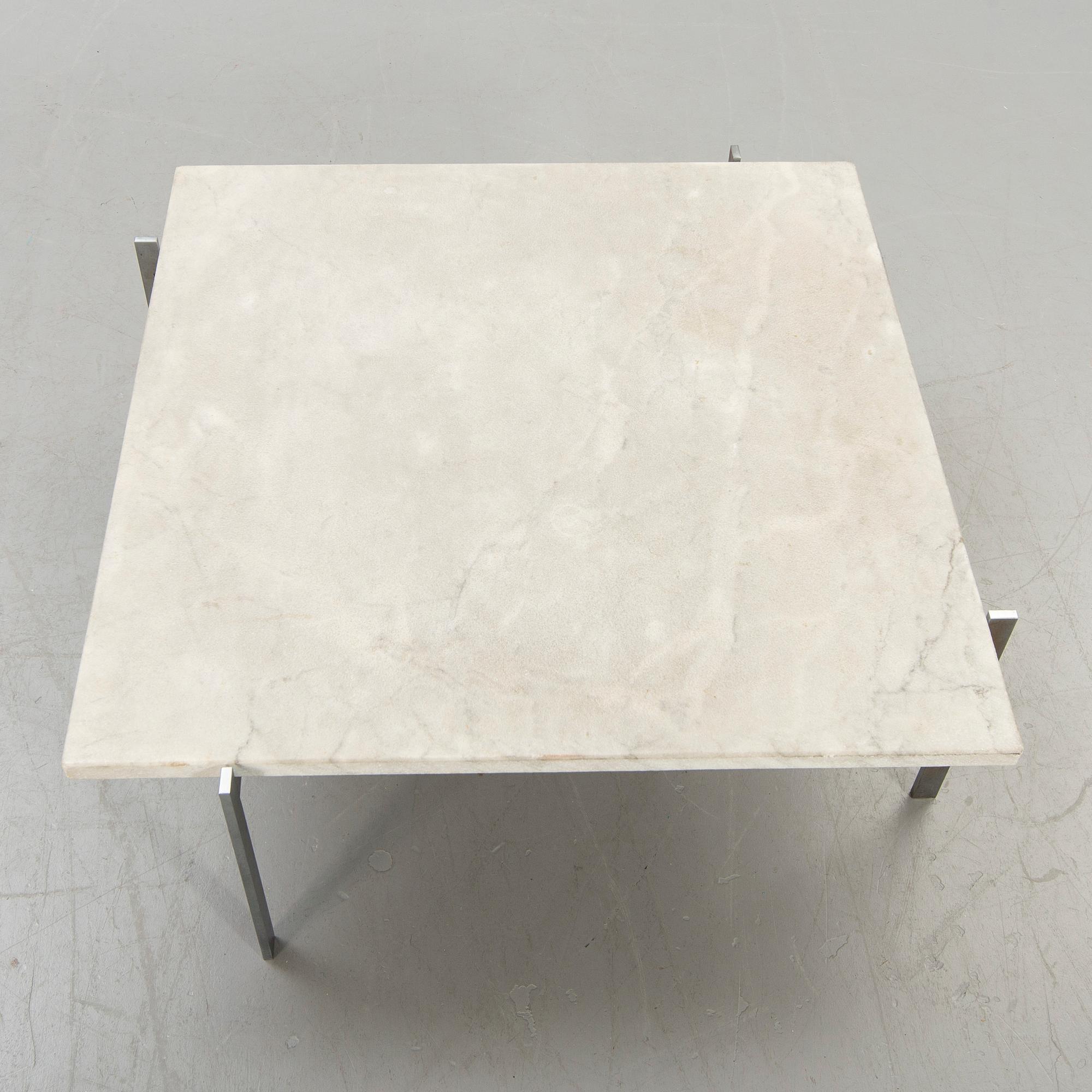 Poul Kjaerholm, a coffee table "PK 61", Fritz Hansen 1988.