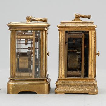 RESEUR, 2 st, bla J W Benson, London, 1900-tal.