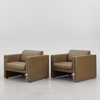 Jürgen Lange, fåtöljer, ett par, "Studio", Walter Knoll, Tyskland.