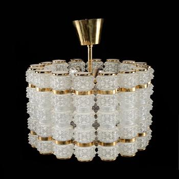 TAKLAMPA, Tyringe Konsthantverk, 1900-talets andra hälft, höjd 35 cm.