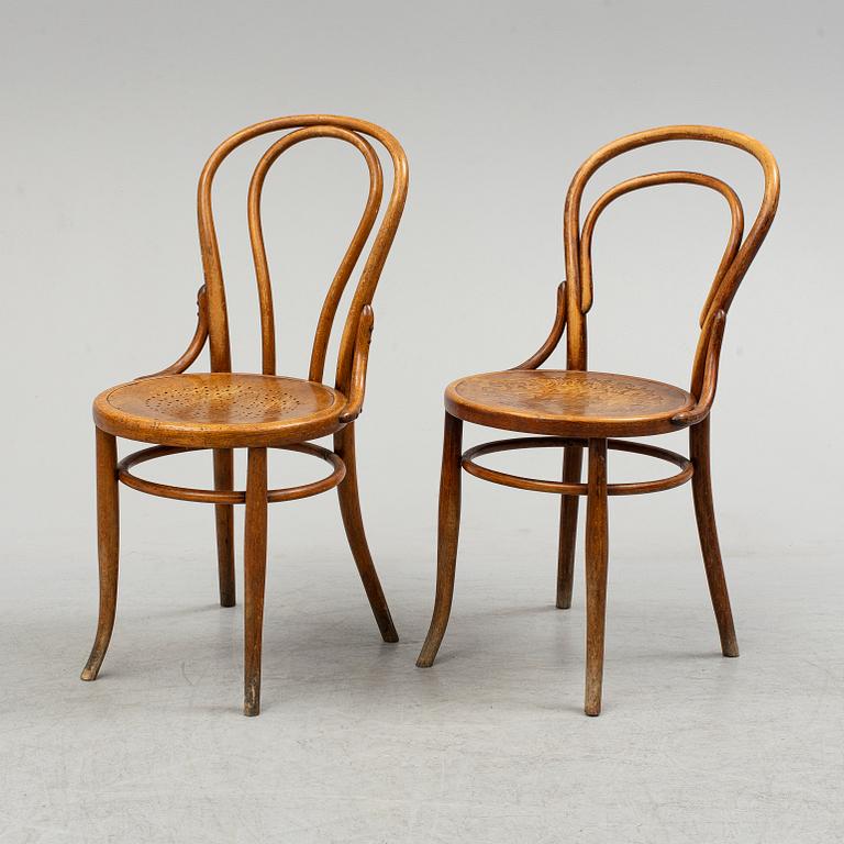 six early 20th Century chairs.