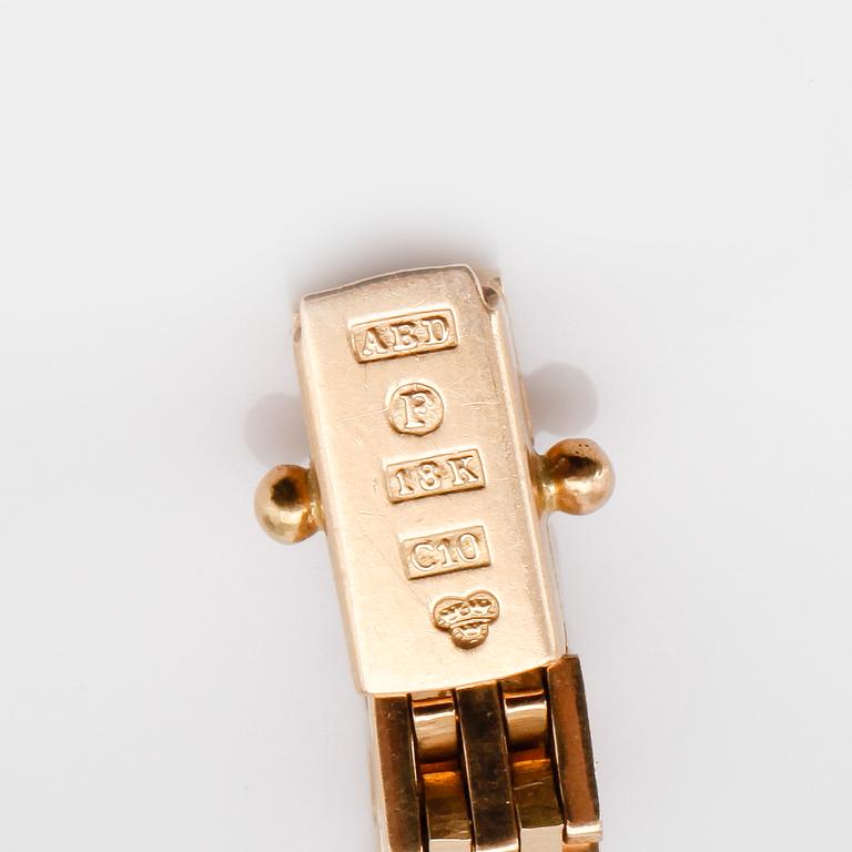 ARMBAND, 18K guld, svenska stämplar, 1977. Vikt ca 19 g.