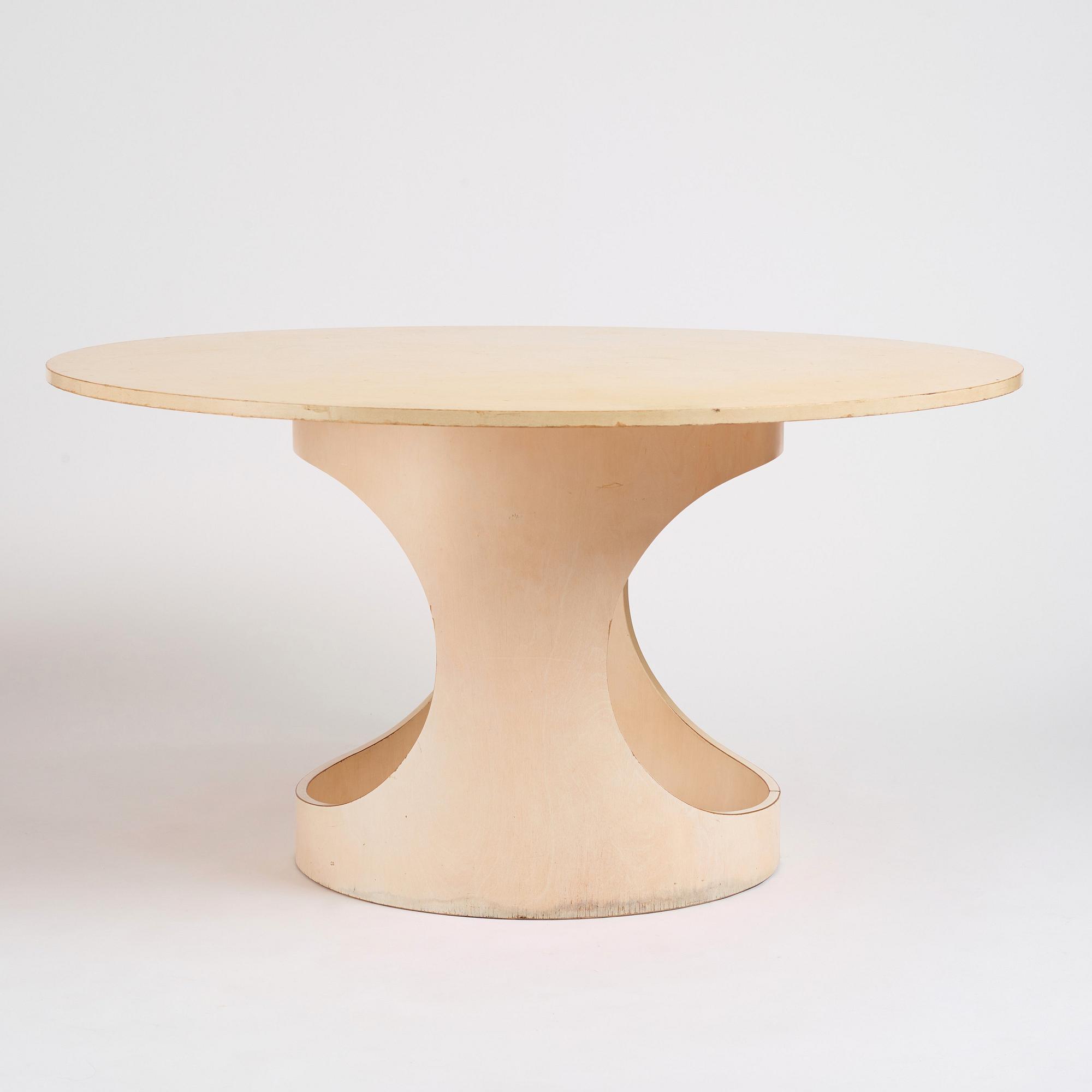 Arne Jacobsen, a 'Prepop' dining set, Asko, Finland, 1969.