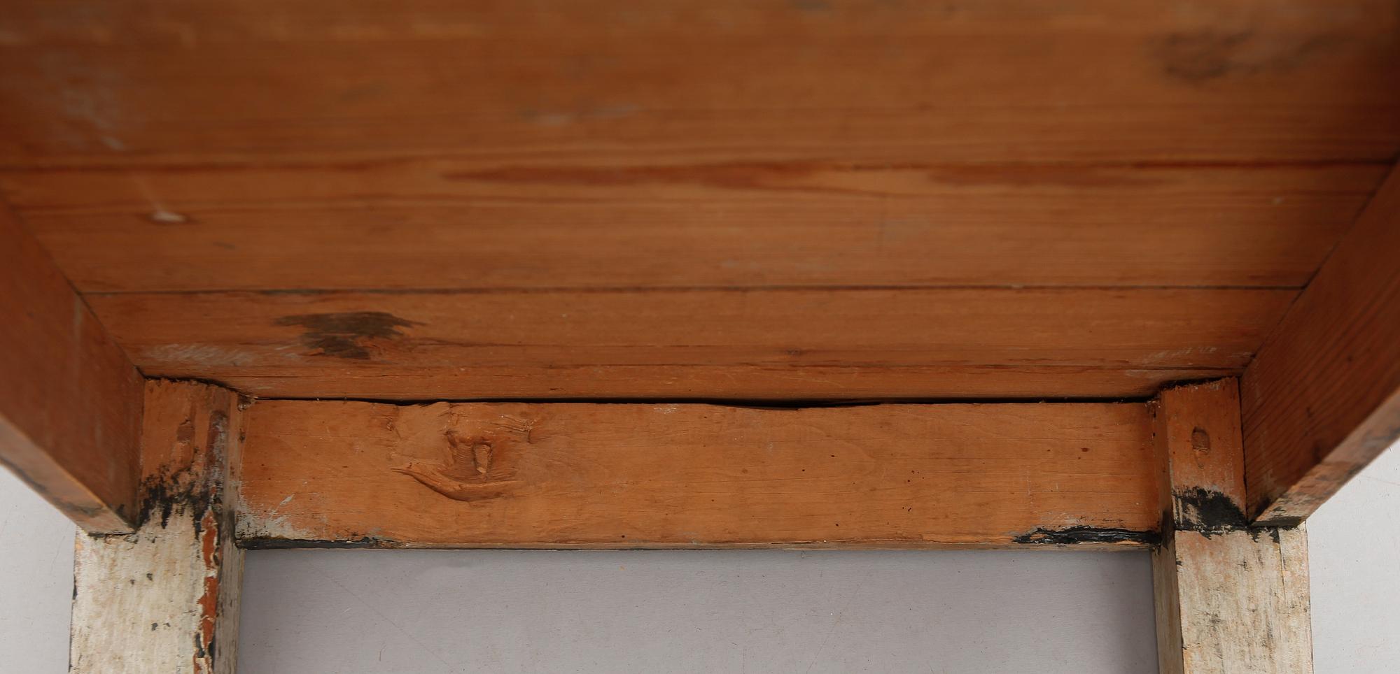 STOLAR, 2 st, 1700-tal, allmoge.