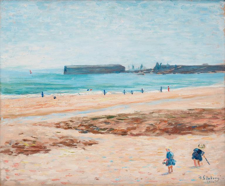 Hugo Simberg, Plagebild från Quiberon, Bretagne.