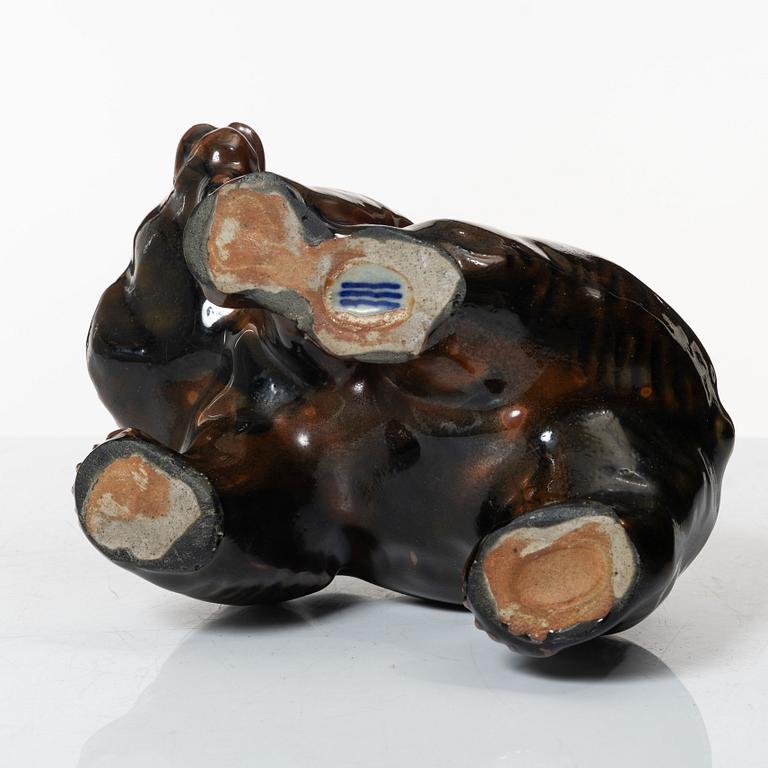 Figurin, stengods, Royal Copenhagen, Danmark.