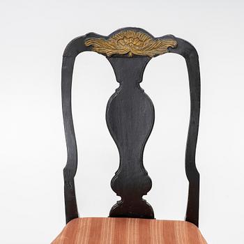 Chairs two, Baroque, 18th century.