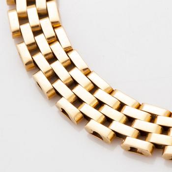 Armlänk, 18K guld, korridorlänk.