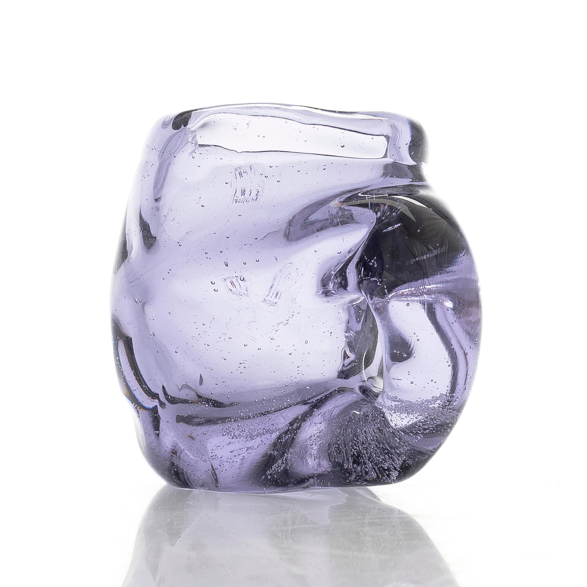 Sini Majuri, Art glass, 'Guksi', signed Sini Majuri. Riihimäki 2025.