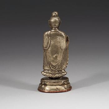 A standing Tibetan Buddha Dipankara, presumably early 20th Century.
