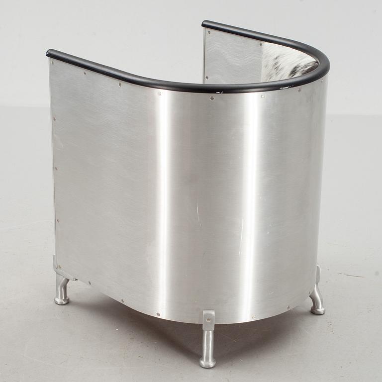 FÅTÖLJ, "Aluminium Chair" Mats Theselius, Källemo efter 1990.