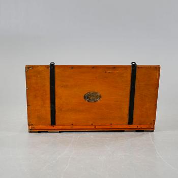 A 20th century collector's chest by The indestructible trunk & container Co.