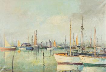 Arup Jensen, Harbour Scene.