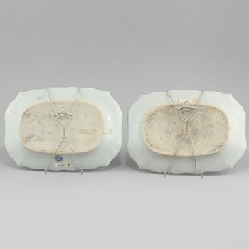 FAT, ett par, porslin, Kina, 1700-tal.