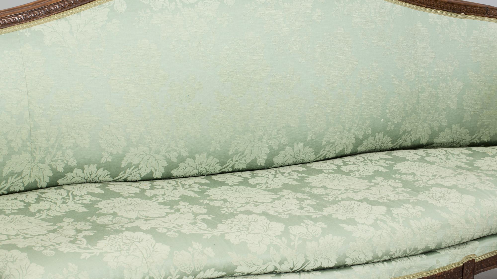 SOFFA, gustaviansk, 1700-talets slut.