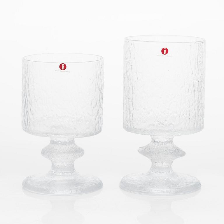 Timo Sarpaneva, Timo Sarpaneva, drinking glasses 67 pcs 'Senaattori" for Iittala 1969-1981.