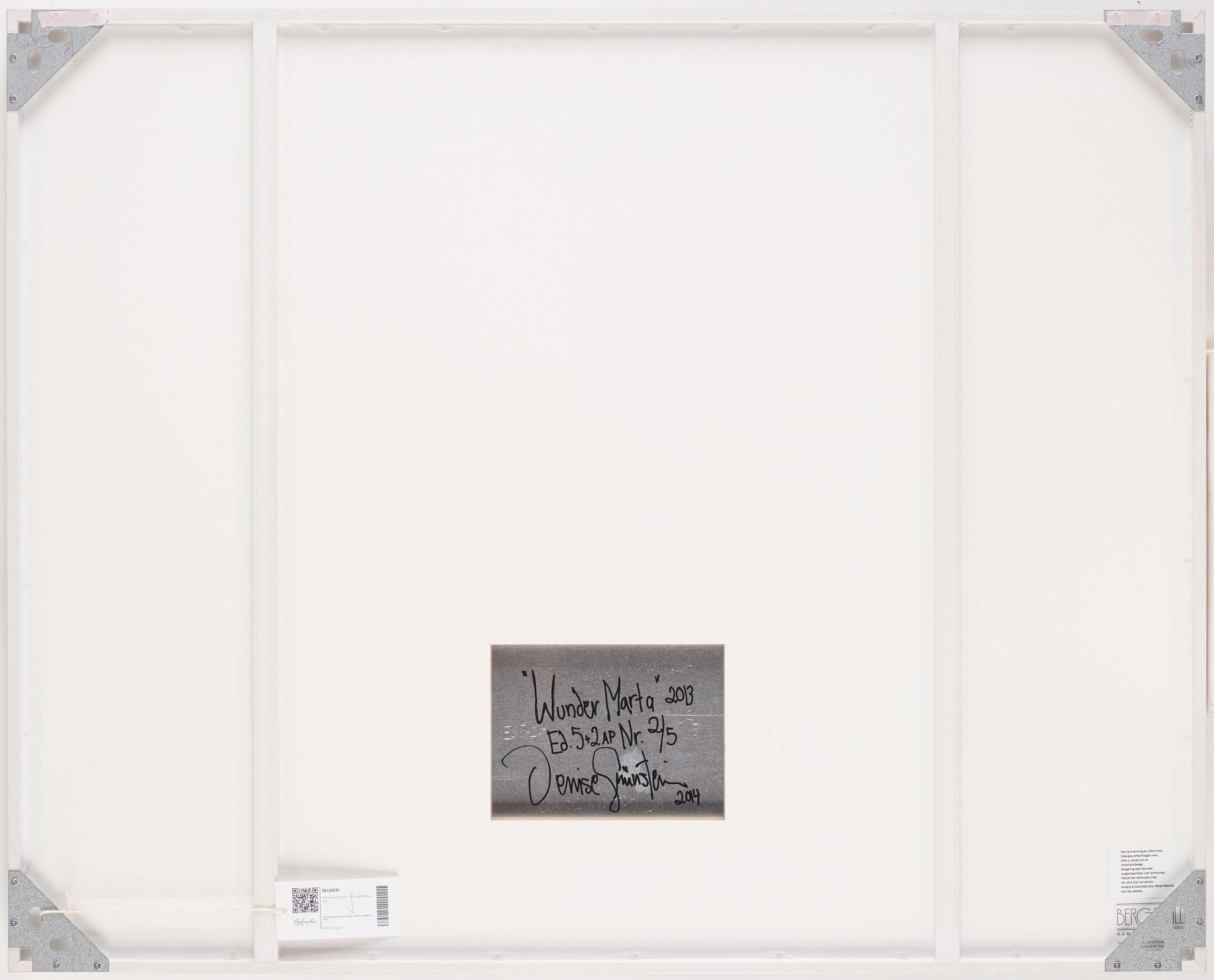Denise Grünstein, "WunderMarta", 2013.