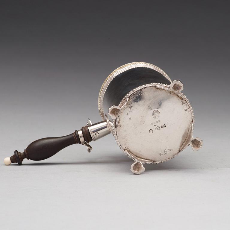 Petter Eneroth, mjölkkanna, silver, Stockholm 1787, gustaviansk.