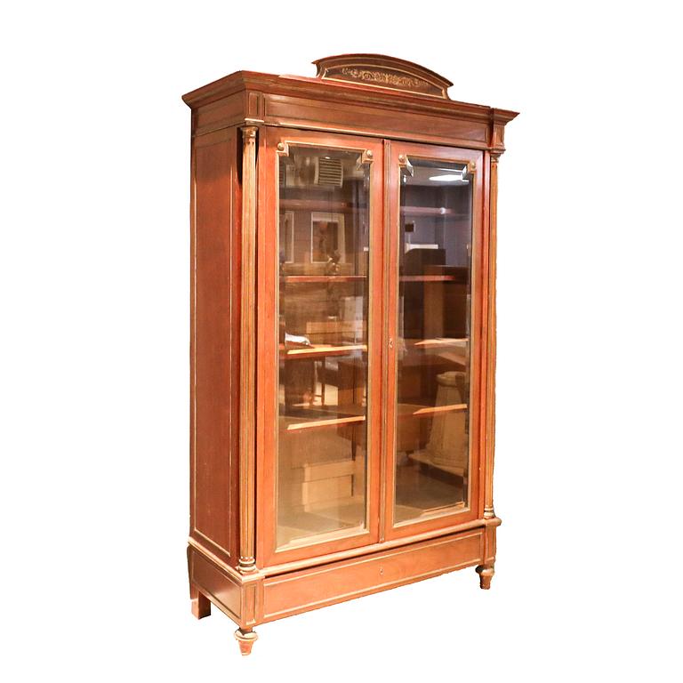 Cabinet in the Empire style, circa 1900.