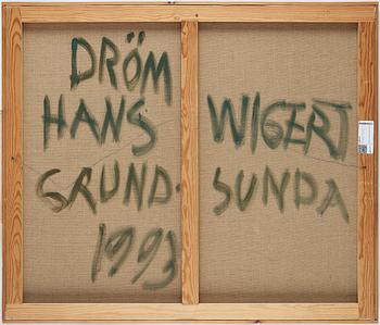 Hans Wigert, oil on canvas, signed and dated Grundsunda 1993 verso.
