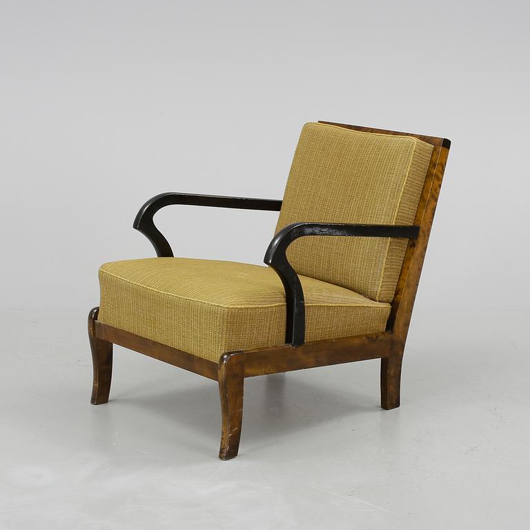 FÅTÖLJ, Art deco, 1930/40-tal.