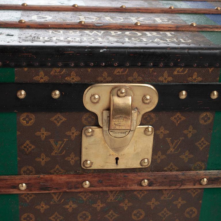 LOUIS VUITTON, a Monogram canvas trunk, early 20th century.