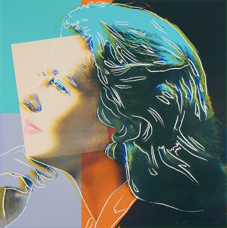 Andy Warhol, "Herself", from: "Three portraits of Ingrid Bergman".