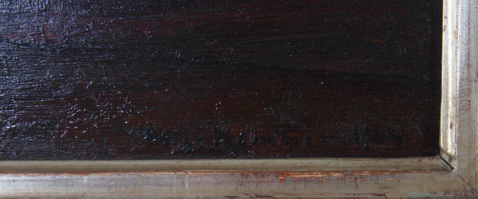 KEMNER, HELGE. Olja på pannå, sign o dat 1924.