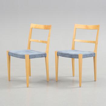 STOLAR, 6 st, "Mimat", Bruno Mathsson, Mathsson International, 1900-talets andra hälft, formgiven 1932.