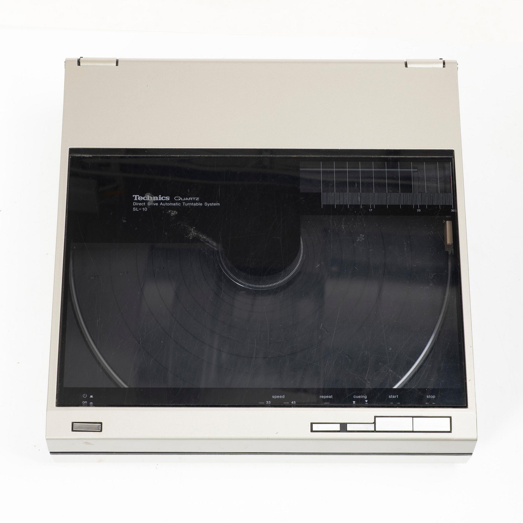 Vinyl record player, Technics Quartz SL-10, Matsushita Electric, Japan, 1979–1985.