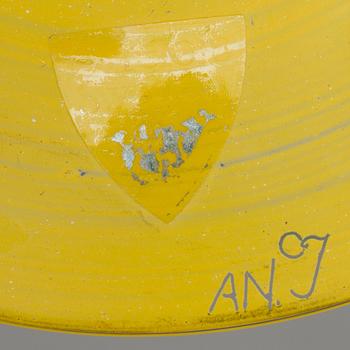 CHAMPAGNEGLAS, 7 st, "Clown", Anne Nilsson, Orrefors.