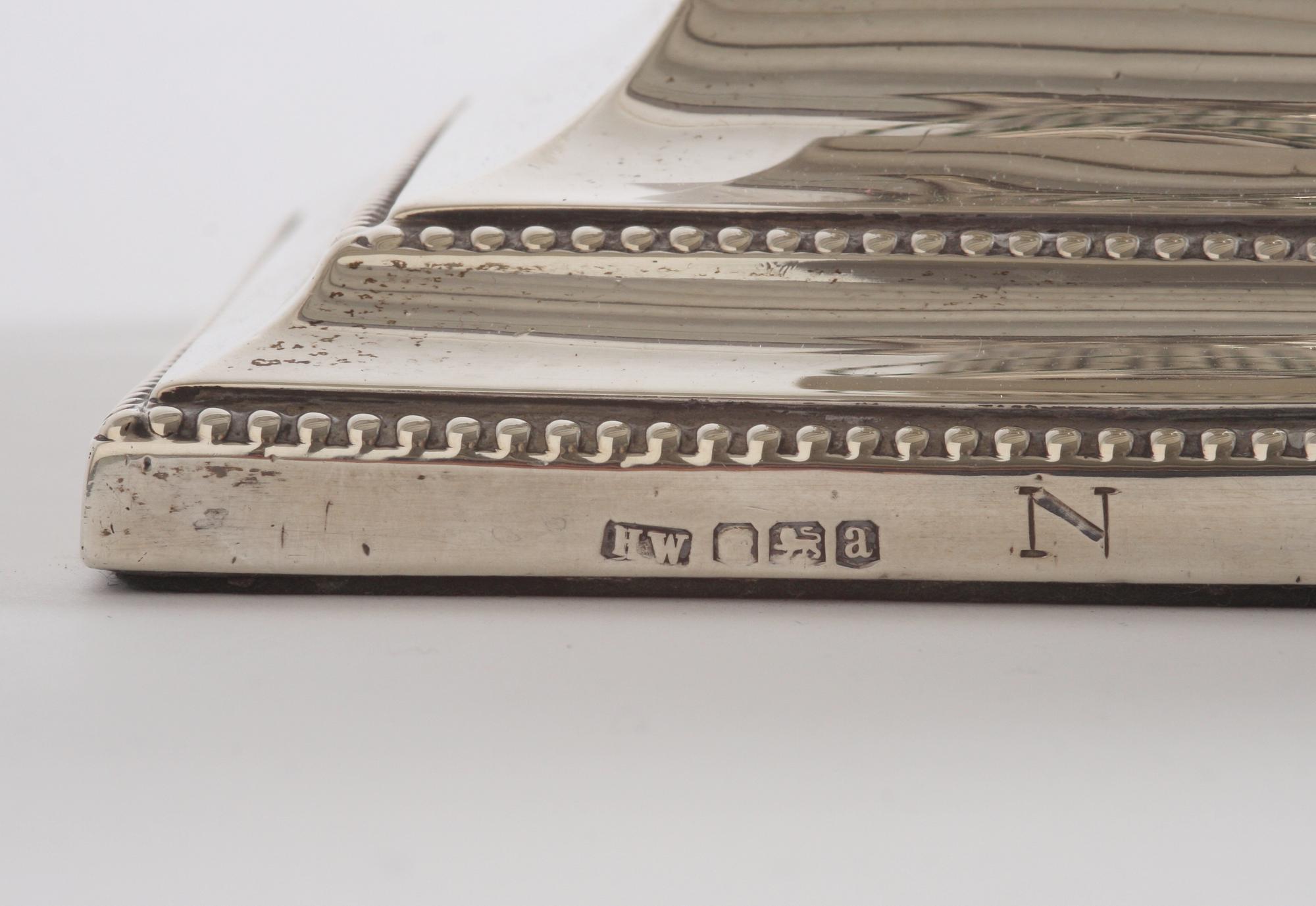 LJUSSTAKAR, ett par, silver, England Sheffield 1918.