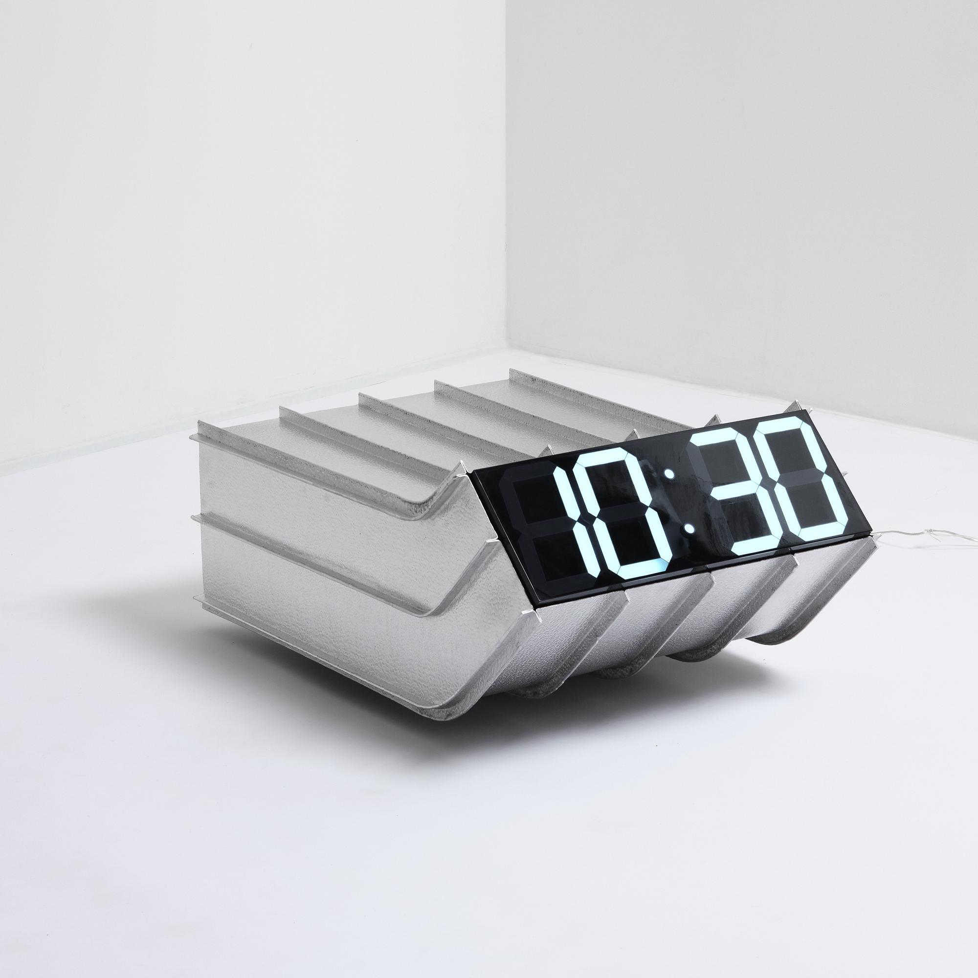 David Taylor, a unique clock, "Floor Clock", Studio Mellösaverken, Sweden, 2025.
